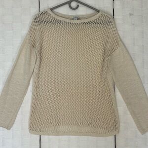 Sundance Women's Ivory Knit sweater cover up swim